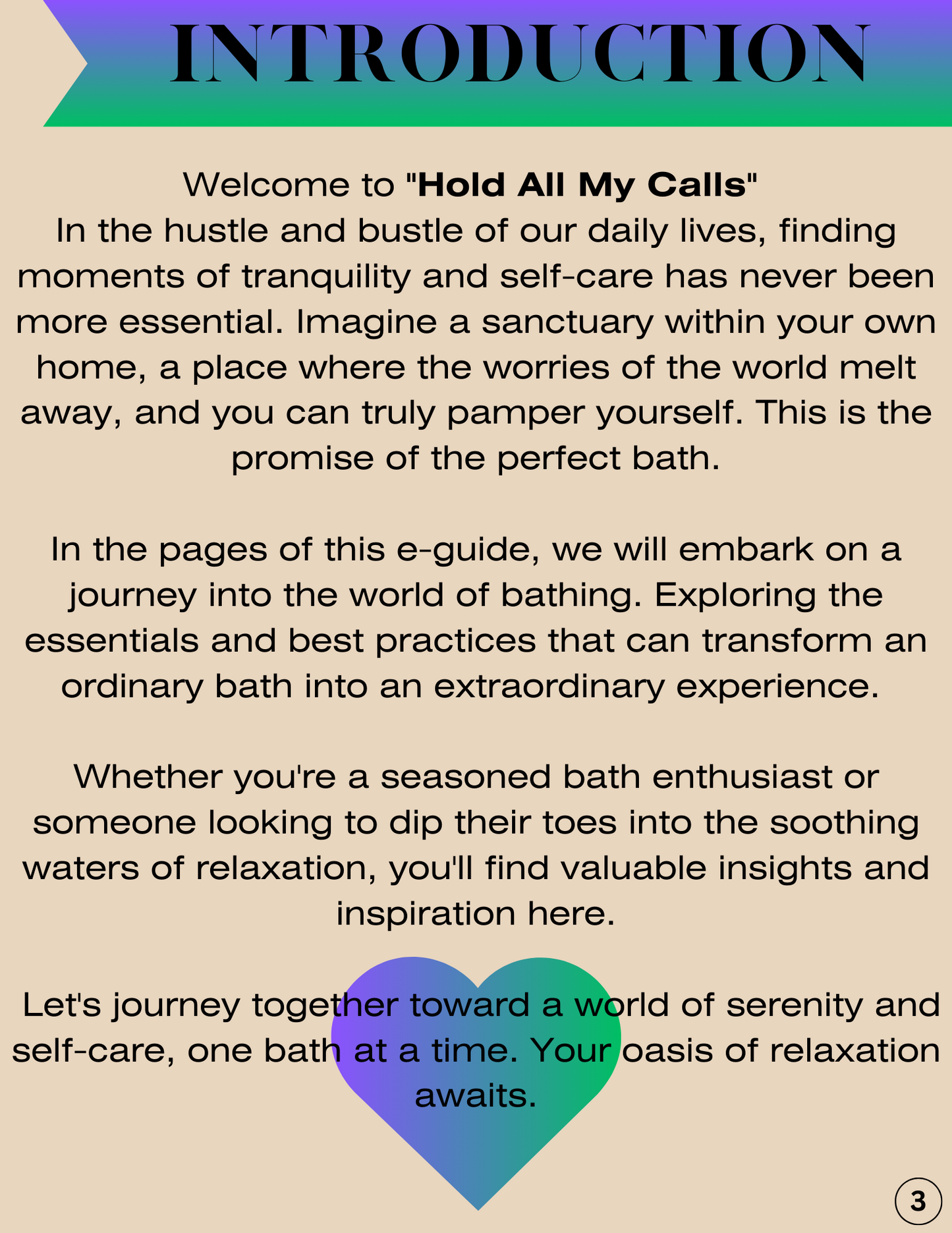 E-Book: Hold All My Calls