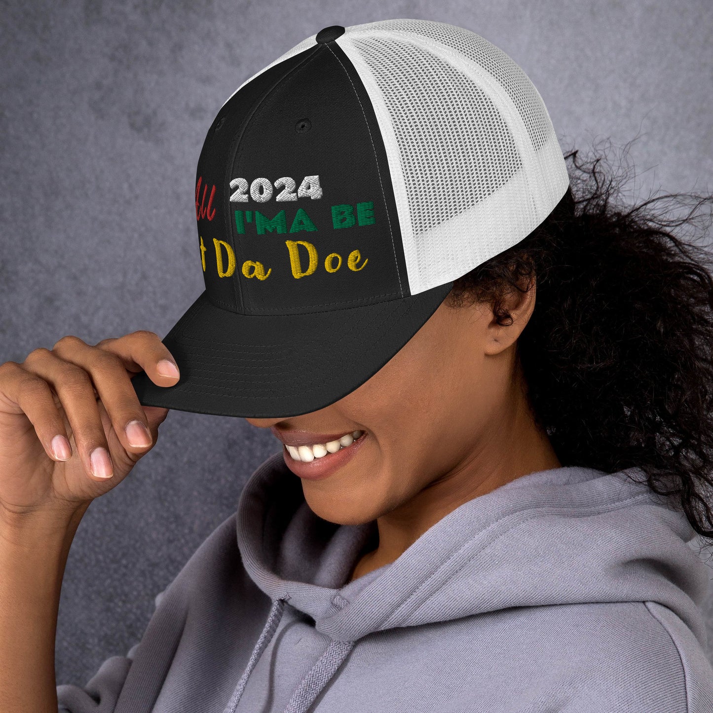 All 2024 I’ma Be Out Da Doe - Trucker Cap