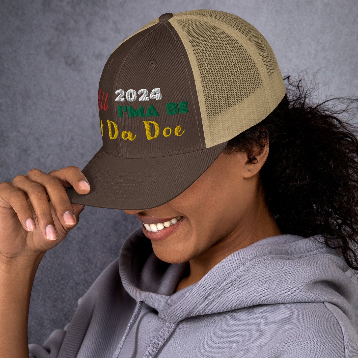 All 2024 I’ma Be Out Da Doe - Trucker Cap