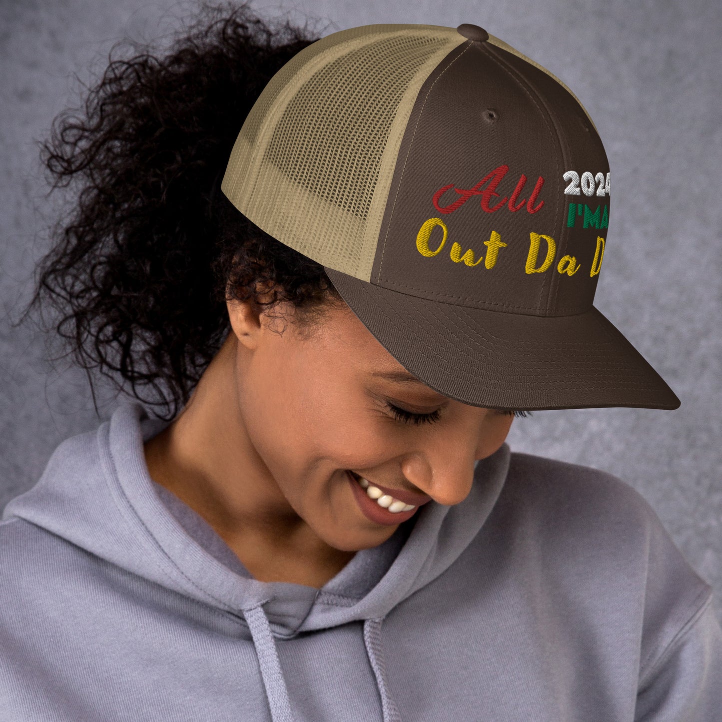 All 2024 I’ma Be Out Da Doe - Trucker Cap