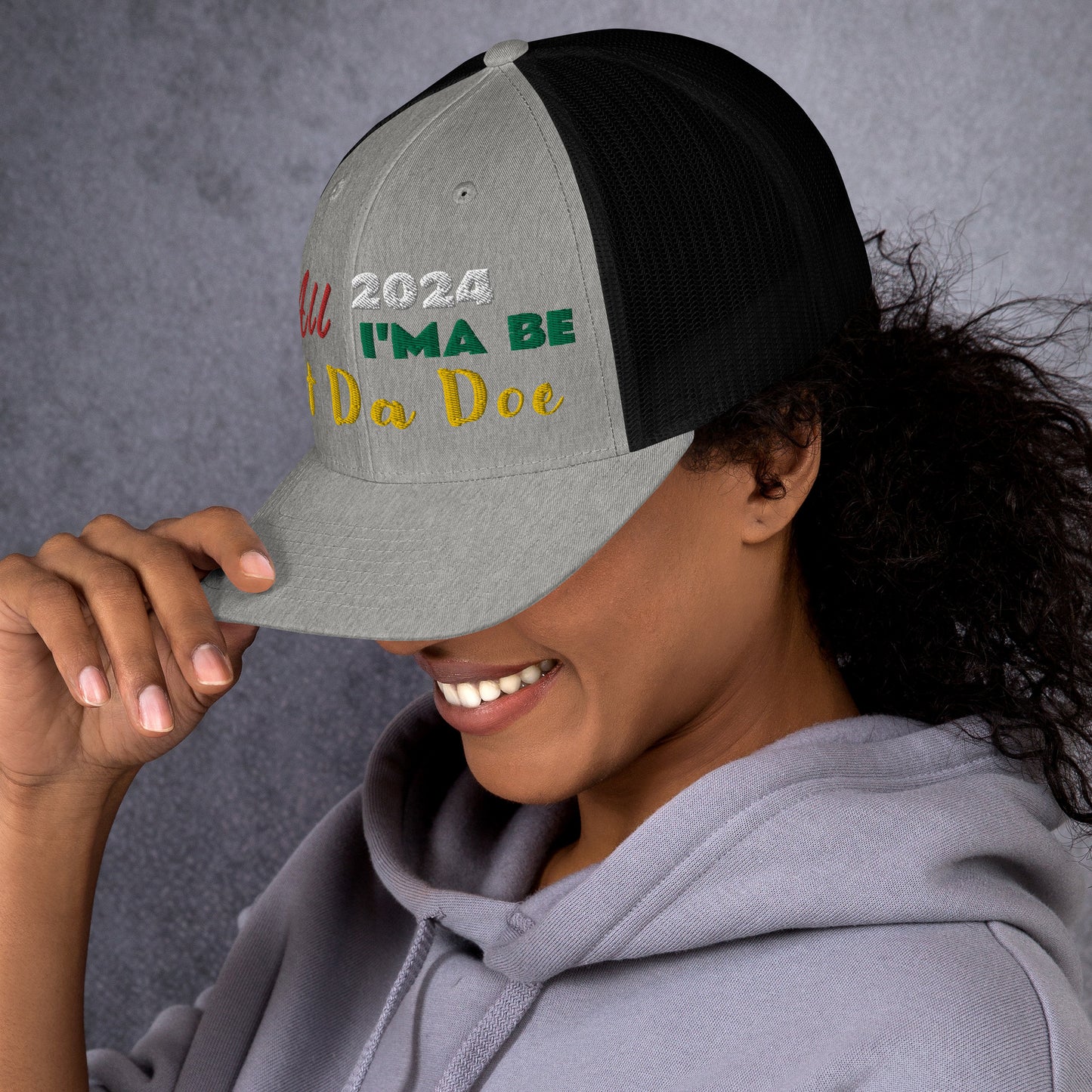 All 2024 I’ma Be Out Da Doe - Trucker Cap