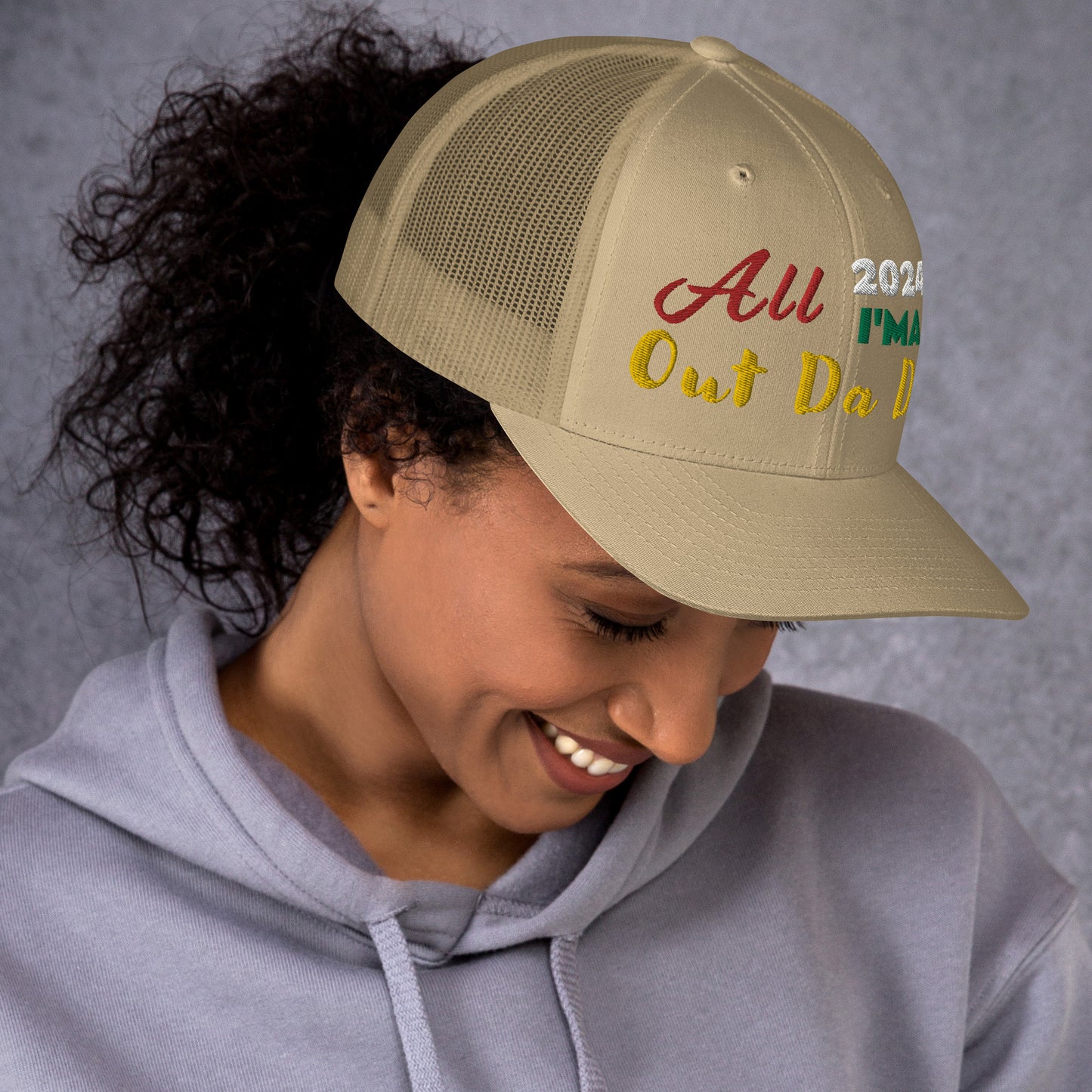 All 2024 I’ma Be Out Da Doe - Trucker Cap