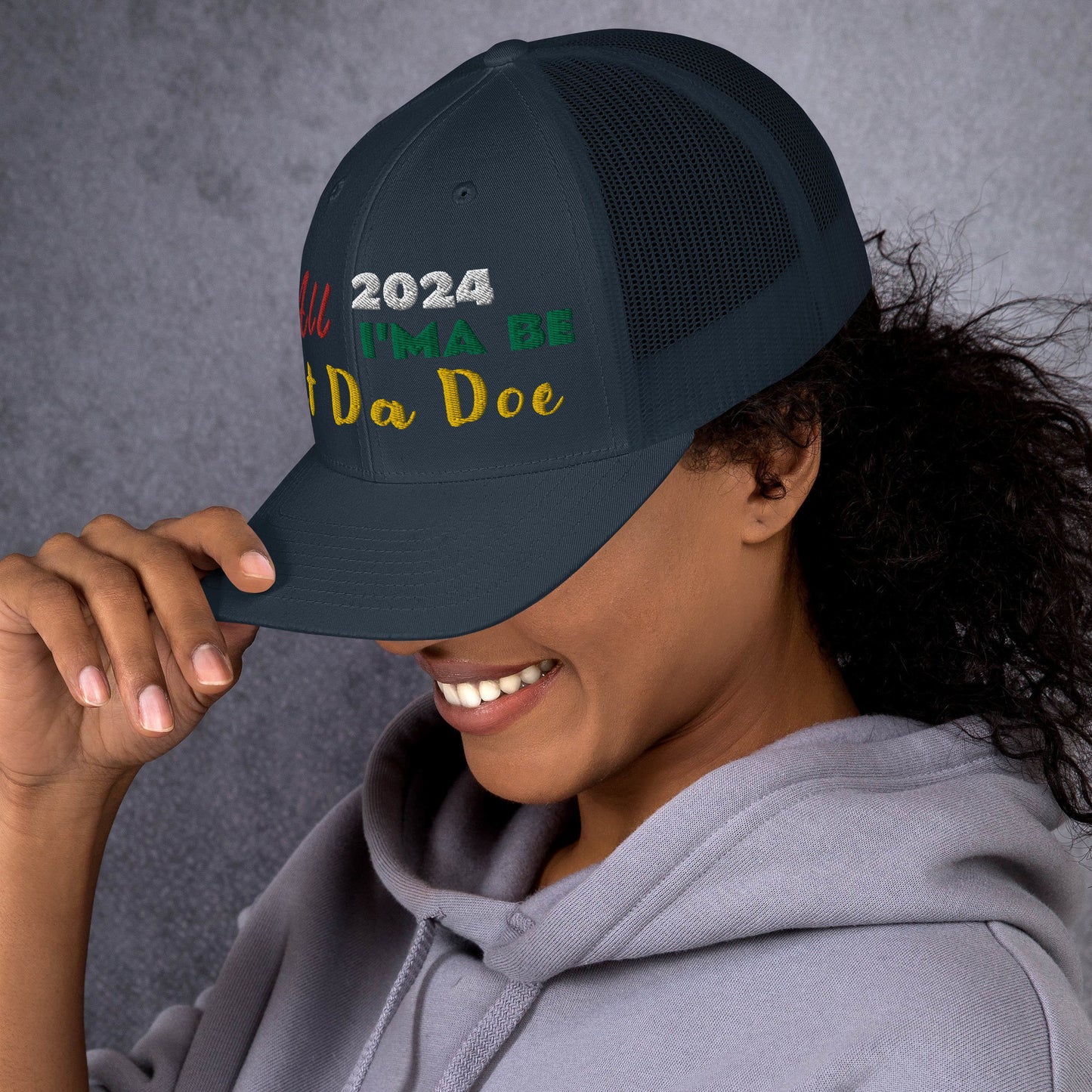 All 2024 I’ma Be Out Da Doe - Trucker Cap