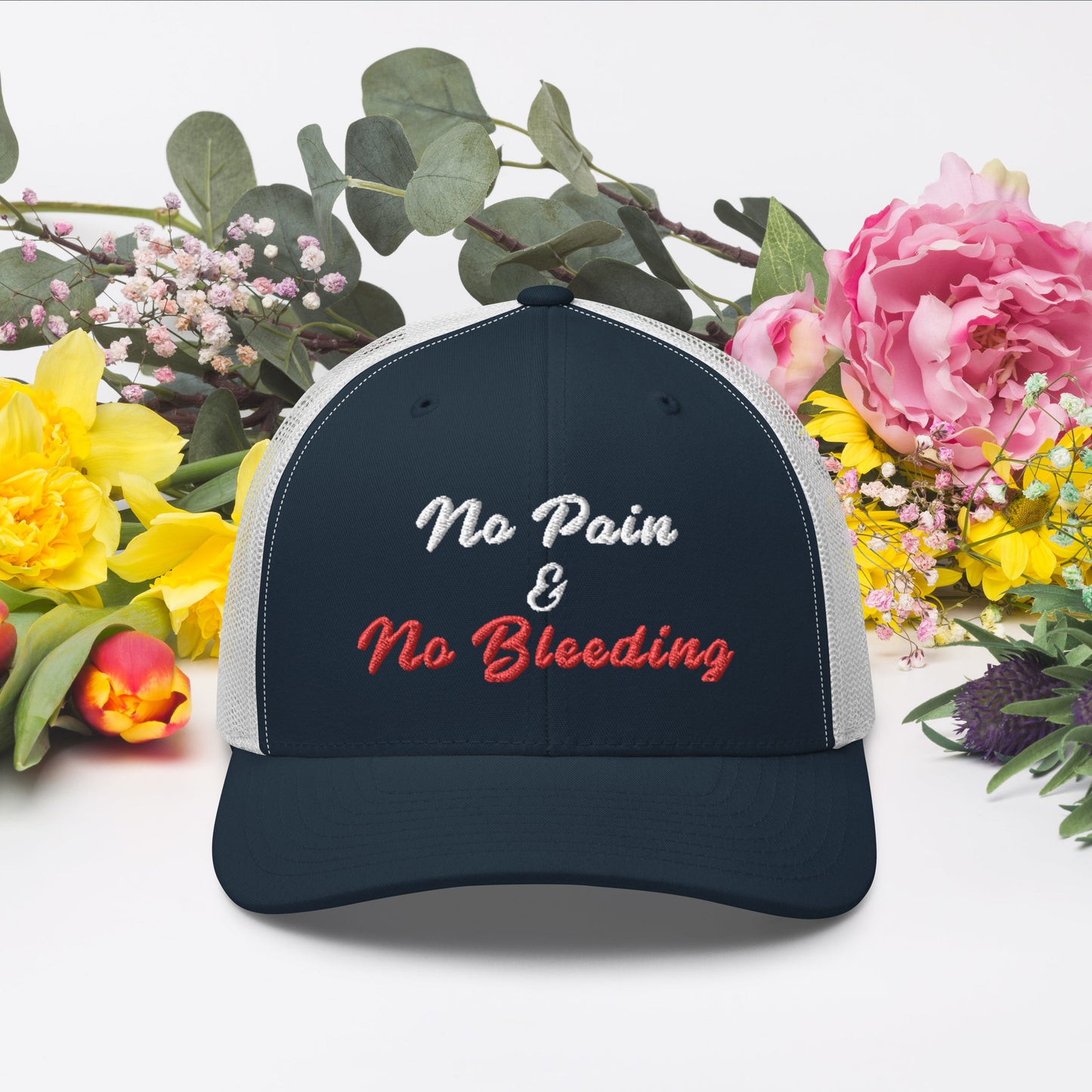 Dialysis Days No Pain & No Bleeding - Trucker Cap