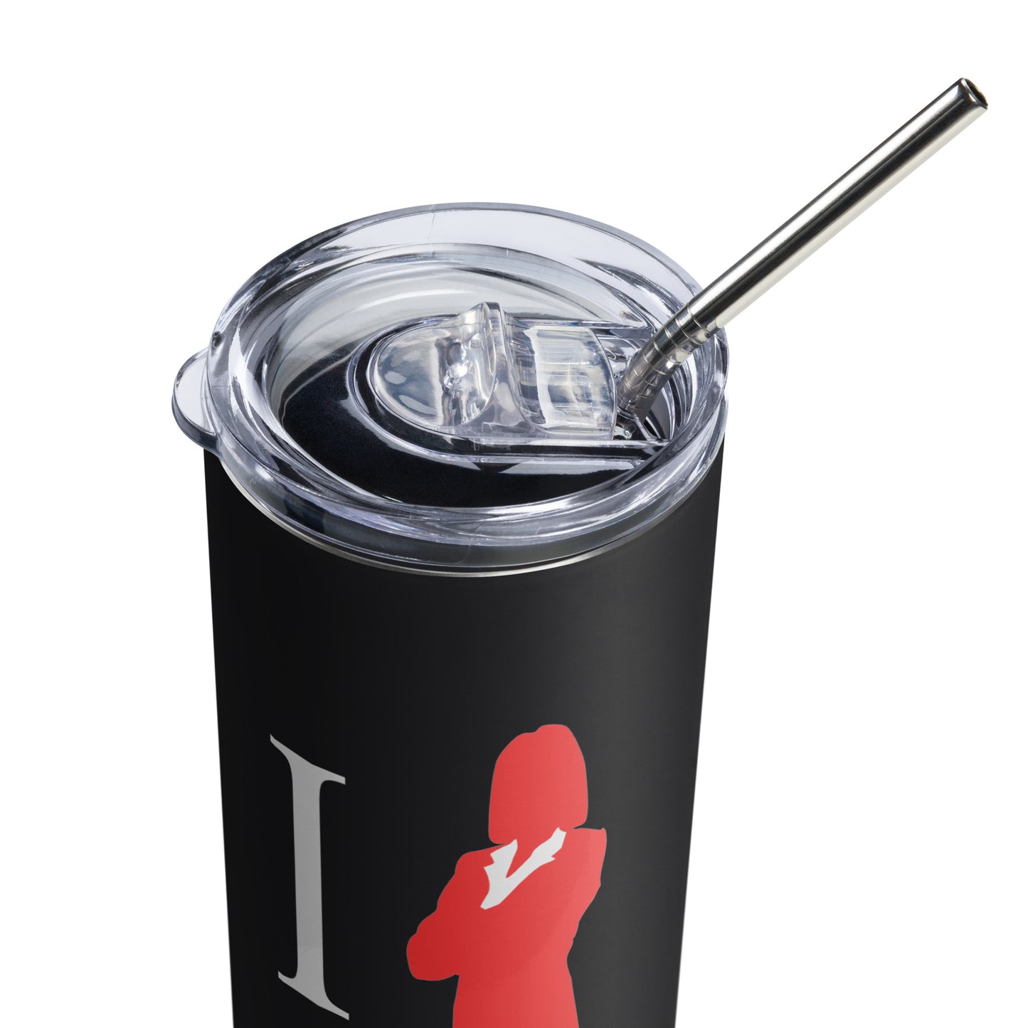 I Stand On Business (Female) - Stainless Steel Tumbler